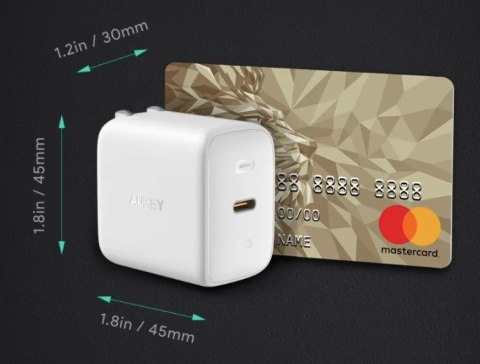 PA-B2 White Omnia GaN ładowarka sieciowa 1xUSB-C 61W Power Delivery 3.0 3A PA-B2 White Omnia GaN ładowarka sieciowa 1xUSB-C 61W Power Delivery 3.0 3A