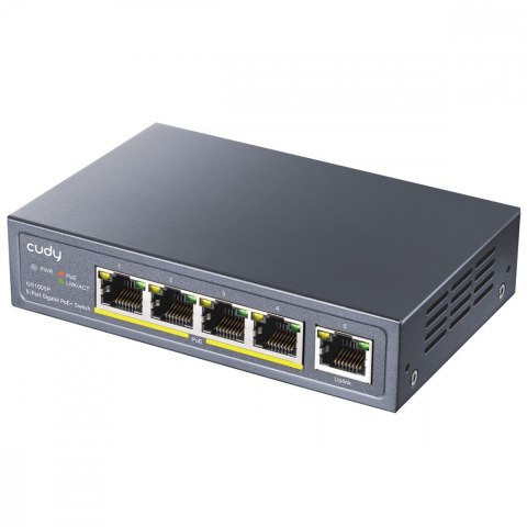 Przełącznik GS1005P Switch 5xGE (4xPoE+) 60W Przełącznik GS1005P Switch 5xGE (4xPoE+) 60W