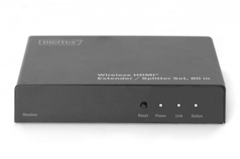 Przedłużacz (Extender) splitter HDMI bezprzewodowy prezentacyjny 80m 1080p 60Hz FHD 5GHz HDCP 1.3 (odbiornik) Przedłużacz (Extender) splitter HDMI bezprzewodowy prezentacyjny 80m 1080p 60Hz FHD 5GHz HDCP 1.3 (odbiornik)