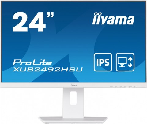 Monitor 23.8 cala XUB2492HSU-W5 IPS,HDMI,DP,VGA,USB,HAS(150mm),biały Monitor 23.8 cala XUB2492HSU-W5 IPS,HDMI,DP,VGA,USB,HAS(150mm),biały