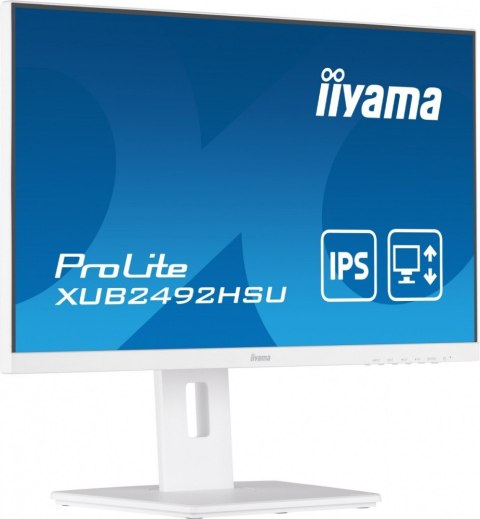Monitor 23.8 cala XUB2492HSU-W5 IPS,HDMI,DP,VGA,USB,HAS(150mm),biały Monitor 23.8 cala XUB2492HSU-W5 IPS,HDMI,DP,VGA,USB,HAS(150mm),biały