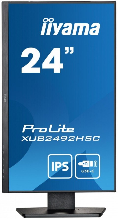 Monitor 24 cale XUB2492HSC-B5 IPS,USB-C,HDMI,DP,USB3.0,HAS(150mm) Monitor 24 cale XUB2492HSC-B5 IPS,USB-C,HDMI,DP,USB3.0,HAS(150mm)