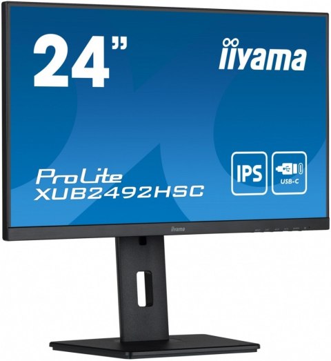 Monitor 24 cale XUB2492HSC-B5 IPS,USB-C,HDMI,DP,USB3.0,HAS(150mm) Monitor 24 cale XUB2492HSC-B5 IPS,USB-C,HDMI,DP,USB3.0,HAS(150mm)