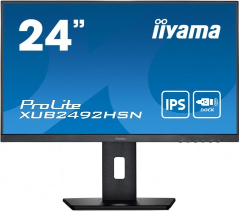 Monitor 24 cale XUB2492HSN-B5 IPS,USB-C Dock,HDMI,DP,DaisyChain,HAS Monitor 24 cale XUB2492HSN-B5 IPS,USB-C Dock,HDMI,DP,DaisyChain,HAS