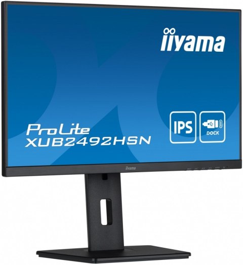 Monitor 24 cale XUB2492HSN-B5 IPS,USB-C Dock,HDMI,DP,DaisyChain,HAS Monitor 24 cale XUB2492HSN-B5 IPS,USB-C Dock,HDMI,DP,DaisyChain,HAS
