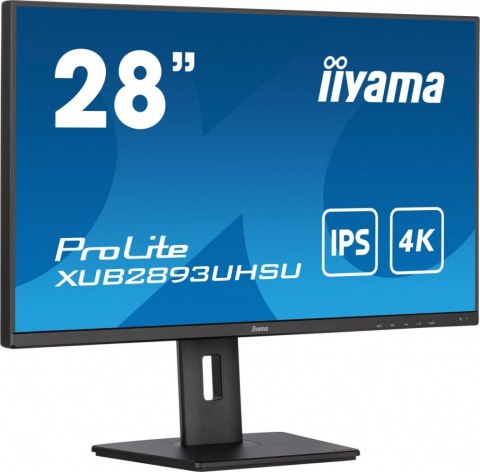 Monitor 28 cali XUB2893UHSU-B5,IPS,4K,HDMI,DP,2x2W,HAS(150mm) Monitor 28 cali XUB2893UHSU-B5,IPS,4K,HDMI,DP,2x2W,HAS(150mm)