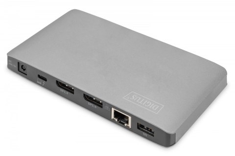 Stacja dokująca USB-C 11-portów z Thunderbolt 3, 8K 30Hz, PD 3.0, RJ45, Aluminiowa