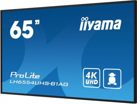 Monitor wielkoformatowy 64.5 cala LH6554UHS-B1AG 24/7,IPS,ANDROID.11,4K,SDM,2x10W