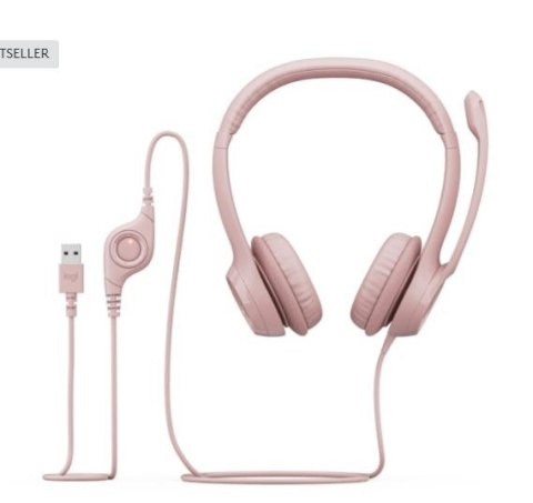 Zestaw słuchawkowy H390 Rose 981-001281 Zestaw słuchawkowy H390 Rose 981-001281