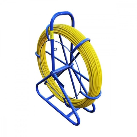 Pilot z włókna szklanego FRP do przeciągania kabli, 8mm, 100m, żółty, bez kółek Pilot z włókna szklanego FRP do przeciągania kabli, 8mm, 100m, żółty, bez kółek