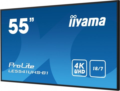 Monitor 55 cali LE5541UHS-B1 IPS,4K,18/7,LAN,USB,HDMI