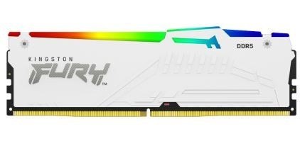 Pamięć DDR5 Fury Beast RGB 64GB(4*16GB)/5200 CL40 biała Pamięć DDR5 Fury Beast RGB 64GB(4*16GB)/5200 CL40 biała