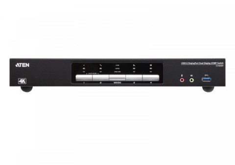 Przełącznik KVM 4-Port USB 3.0 4K DP Dual Display KVMP Switch