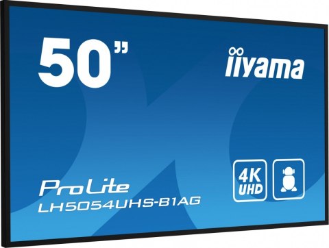 Monitor 50 cali LH5054UHS-B1AG 24/7, VA, ANDROID.11, 4K, SDM, 2x10W