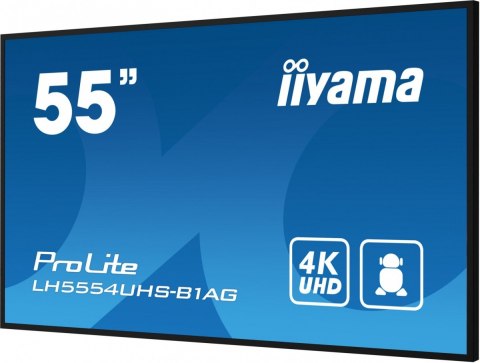 Monitor 55 cali LH5554UHS-B1AG 24/7, IPS, ANDROID.11, 4K, SDM, 2x10W