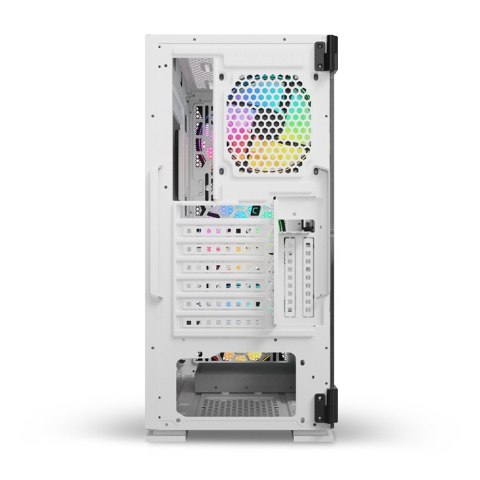 Obudowa komputerowa ARGB Mesh/Glass, Raptor X1 Biała Obudowa komputerowa ARGB Mesh/Glass, Raptor X1 Biała