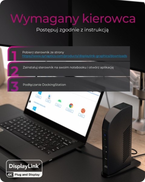 Stacja dokująca IB-DK2256AC 12in1,HDMI,DP,USB,CR,LAN,PD 96Watt