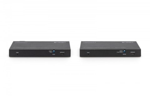 Przedłużacz/Extender HDMI 4K 60Hz 150m po skrętce Cat.6A/7/8 HDBaseT HDCP2.2 IR EDID PoC, zestaw