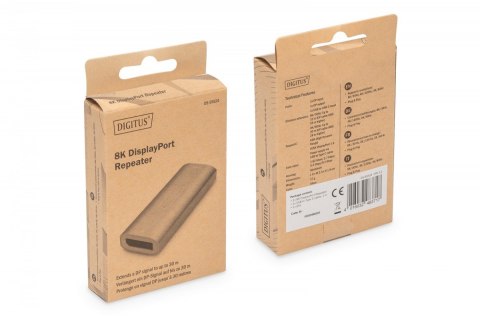 Wzmacniacz sygnału/Repeater DisplayPort 8K, 1 x 2