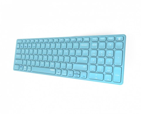 Klawiatura bezprzewodowa E9700M Multimode niebieska