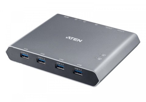 Przełącznik 2-Port 4K DP USB-C KVM Dock Switch with Power