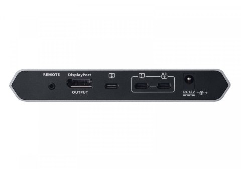 Przełącznik 2-Port 4K DP USB-C KVM Dock Switch with Power