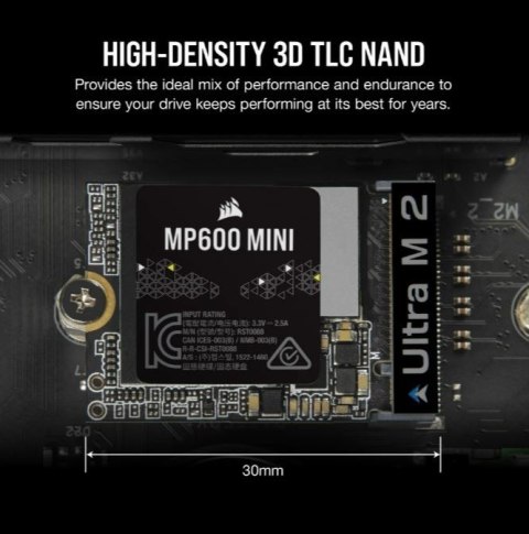 Dysk SSD 1TB MP600 MINI 4800/4800 MB/s PCIe Gen 4.0 x4 M.2 2230