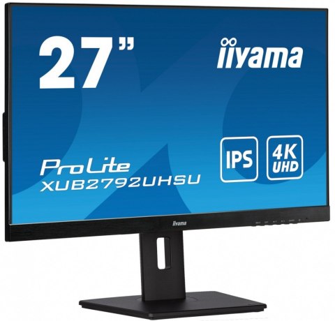 Monitor 27 cali XUB2792UHSU-B5 4K,IPS,DVI,DP,HDMI,PIP,250cd,USB3.0