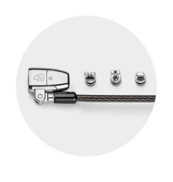 Blokada do laptopa ClickSafe 2.0 3-in-1 Keyed T-Bar, Nano, Wedge Blokada do laptopa ClickSafe 2.0 3-in-1 Keyed T-Bar, Nano, Wedge