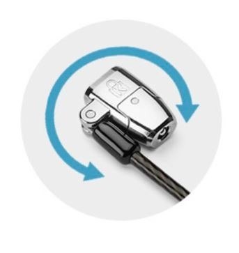 Blokada do laptopa ClickSafe 2.0 3-in-1 Keyed T-Bar, Nano, Wedge Blokada do laptopa ClickSafe 2.0 3-in-1 Keyed T-Bar, Nano, Wedge