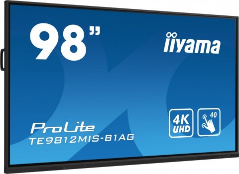 Monitor wielkoformatowy 97.5 cala TE9812MIS-B1AG INFRARED,40pkt,IPS,4K,7H,WiFi Monitor wielkoformatowy 97.5 cala TE9812MIS-B1AG INFRARED,40pkt,IPS,4K,7H,WiFi