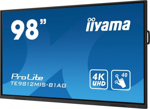 Monitor wielkoformatowy 97.5 cala TE9812MIS-B1AG INFRARED,40pkt,IPS,4K,7H,WiFi Monitor wielkoformatowy 97.5 cala TE9812MIS-B1AG INFRARED,40pkt,IPS,4K,7H,WiFi