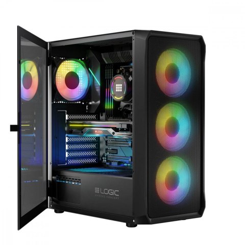 Obudowa Komputerowa Logic Portos ARGB Midi USB 3.0 Czarna Obudowa Komputerowa Logic Portos ARGB Midi USB 3.0 Czarna