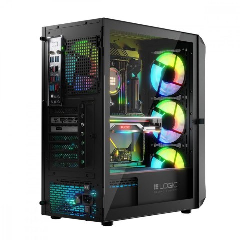 Obudowa Komputerowa Logic Portos ARGB Midi USB 3.0 Czarna Obudowa Komputerowa Logic Portos ARGB Midi USB 3.0 Czarna