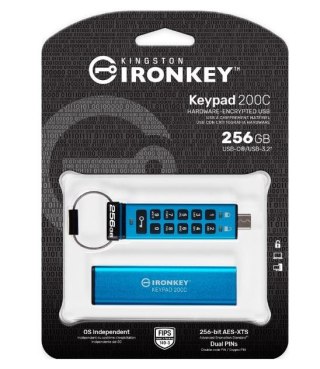 Pendrive 256GB IronKey Keypad 200C USB-C FIPS140-3 Lvl3 AES-256