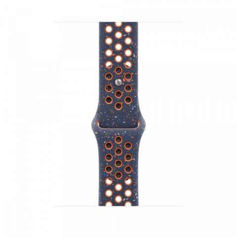Pasek sportowy Nike w kolorze błękitnego płomienia do koperty 45 mm - M/L