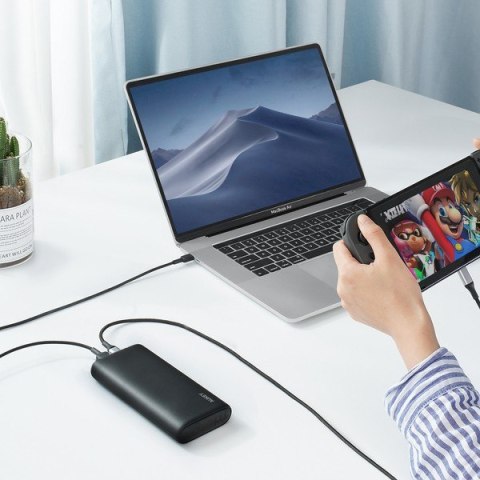 PB-Y37 Power Bank 20000mAh 65W 3xUSB PD 3.0 QC 3.0 LED
