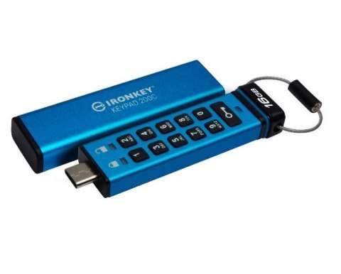 Pendrive 16GB IronKey Keypad 200C USB-C FIPS140-3 Lvl3 AES-256 Pendrive 16GB IronKey Keypad 200C USB-C FIPS140-3 Lvl3 AES-256