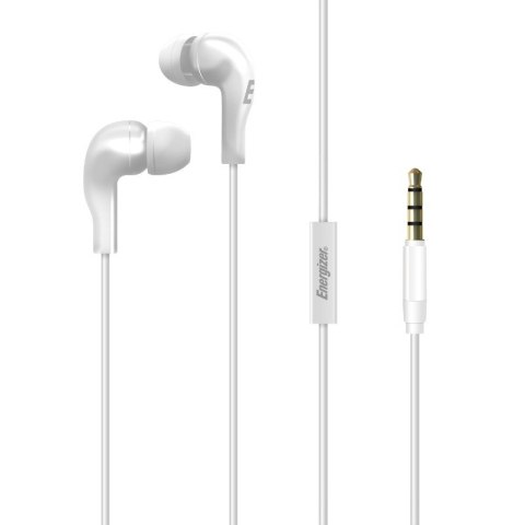Słuchawki przewodowe jack 3,5 mm białe Słuchawki przewodowe jack 3,5 mm białe