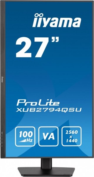 Monitor 27 cali XUB2794QSU-B6 VA,QHD,HDMI,DP,100Hz,HAS(150mm),USB3.2