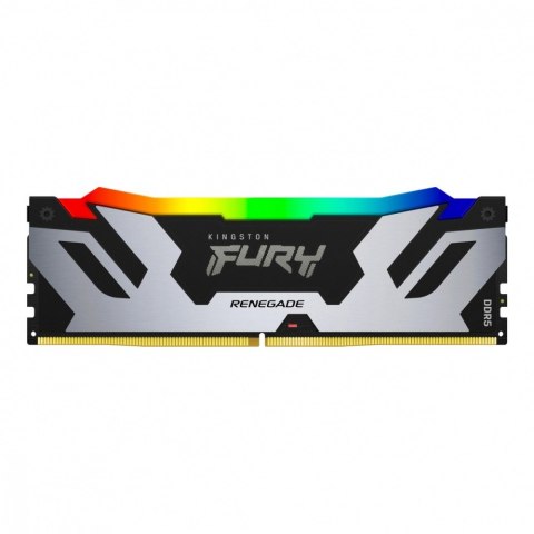 Pamięć DDR5 Fury Renegade RGB 96GB(2*48GB)/6400 CL32 czarno-srebrna Pamięć DDR5 Fury Renegade RGB 96GB(2*48GB)/6400 CL32 czarno-srebrna