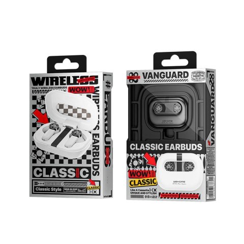 Słuchawki bezprzewodowe + VA06 Vanguard Series - Bluetooth V5.2 TWS z etui ładującym Czarne Słuchawki bezprzewodowe + VA06 Vanguard Series - Bluetooth V5.2 TWS z etui ładującym Czarne