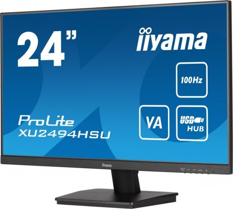 Monitor 23.8 cala ProLite XU2494HSU-B6 VA,FHD,HDMI,DP,100Hz,USBx2,SLIM