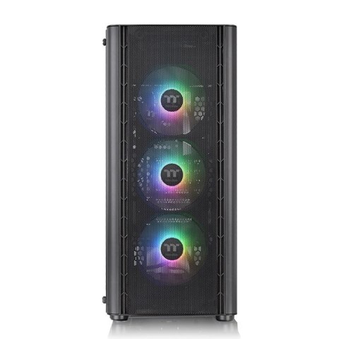 Obudowa - V250 Air Tempered Glass 3x12cm ARGB + 12cm - Blac