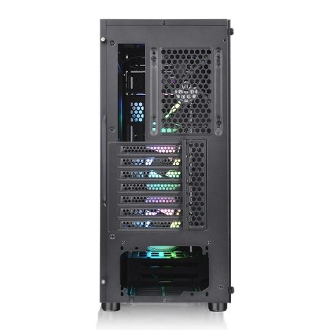 Obudowa - V250 Air Tempered Glass 3x12cm ARGB + 12cm - Blac