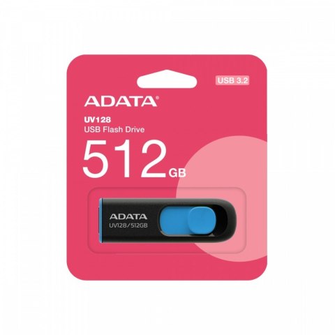 Pendrive UV128 512GB USB3.2 czarno-niebieski Pendrive UV128 512GB USB3.2 czarno-niebieski