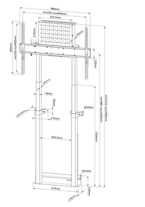 Uchwyt na monitor WL55-875WH1 Uchwyt na monitor WL55-875WH1