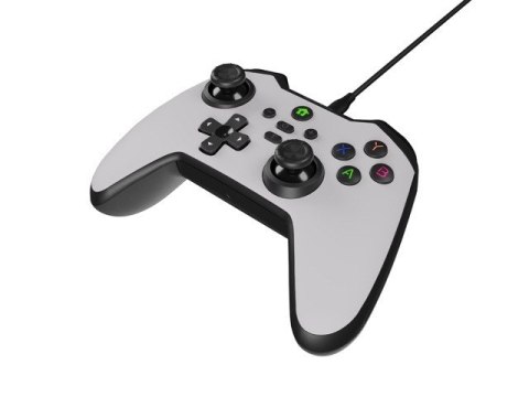 Gamepad Genesis Mangan 300 przewodowy do PC/Switch/Mobile Biały Gamepad Genesis Mangan 300 przewodowy do PC/Switch/Mobile Biały