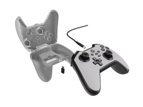 Gamepad Genesis Mangan 300 przewodowy do PC/Switch/Mobile Biały Gamepad Genesis Mangan 300 przewodowy do PC/Switch/Mobile Biały