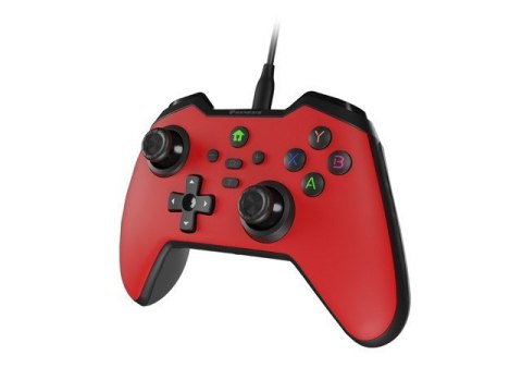 Gamepad Genesis Mangan 300 przewodowy do PC/Switch/Mobile Czerwony Gamepad Genesis Mangan 300 przewodowy do PC/Switch/Mobile Czerwony